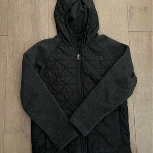 North Face - Quilted Hooded Sweater Jacket